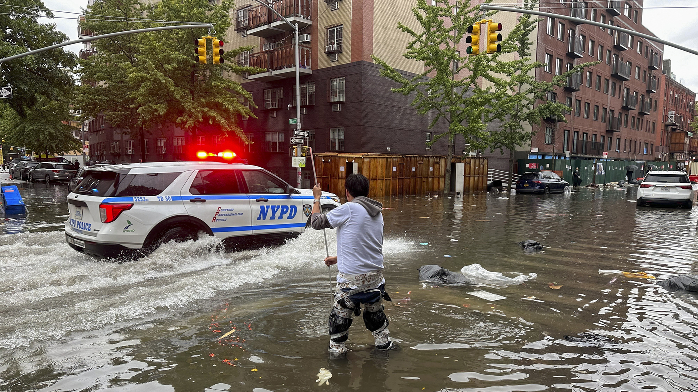 New York has had its record-breaking precipitation as more is expected Saturday