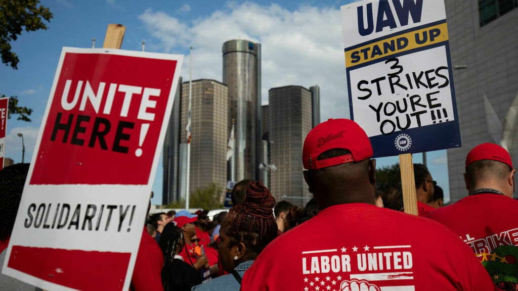 The UAW strike is affecting Michigan and at the GOP debate Trump made a big bet on the state