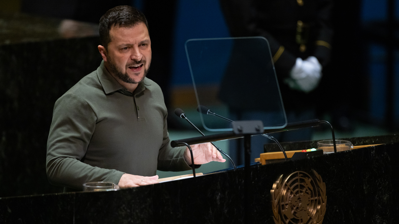 Zelenskyy is trying to get aid for the war in Ukraine and the upcoming D.C. shutdown