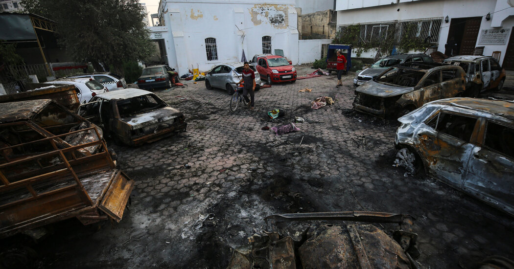 The US is a country that has high confidence that a rocket causes a hospital blast
