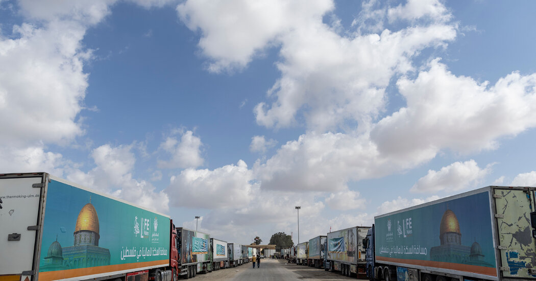 Biden says that aid could start arriving in Gaza on Friday