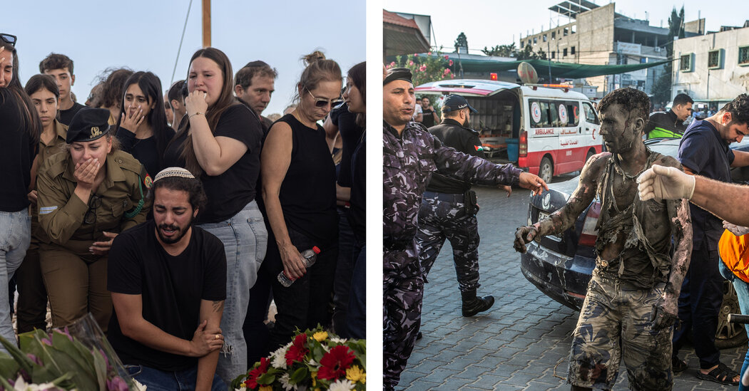 There are photos of the human Cost of War in Israel and Gaza