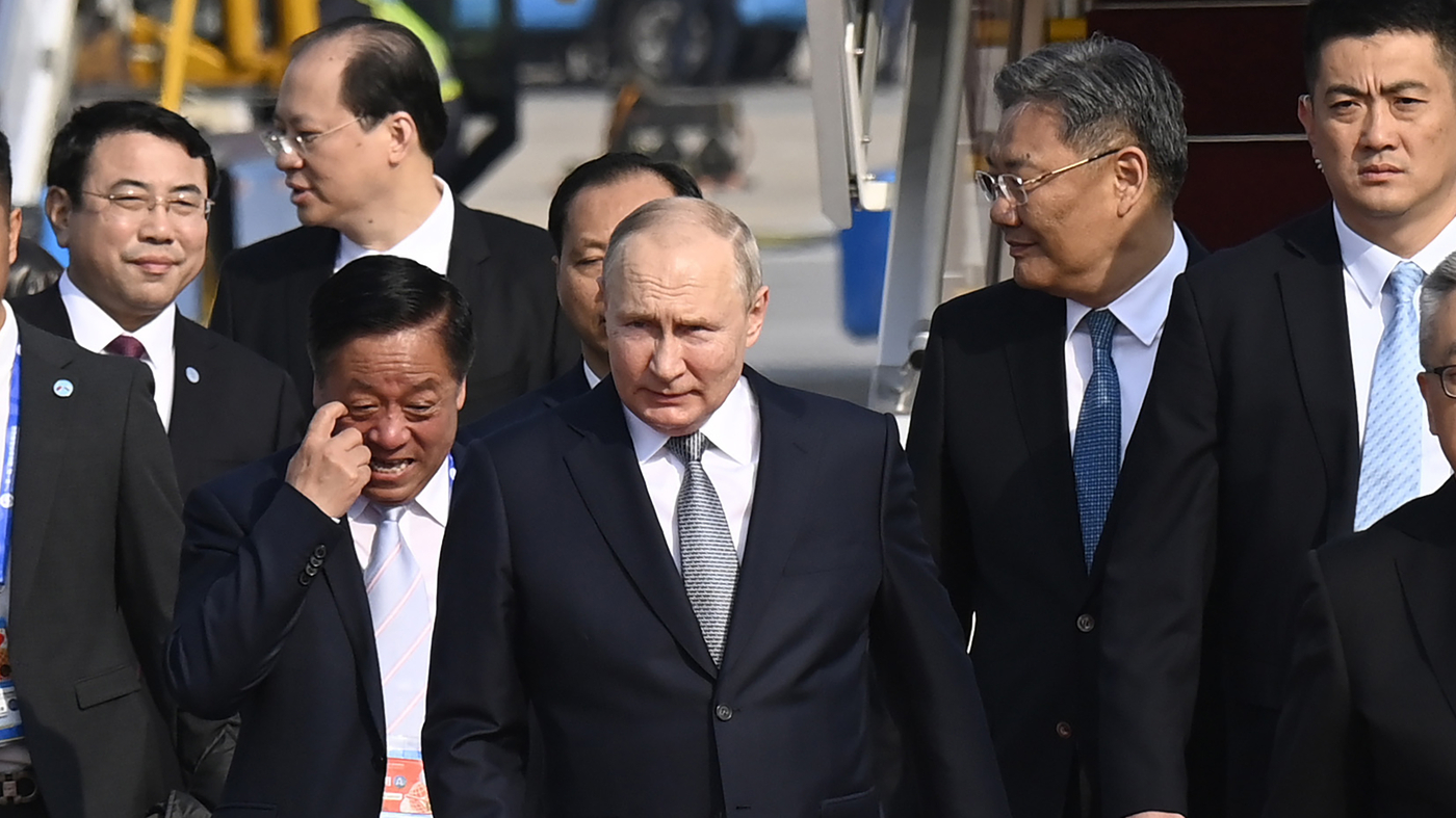 Putin is in China to highlight Moscow’s ties with Beijing