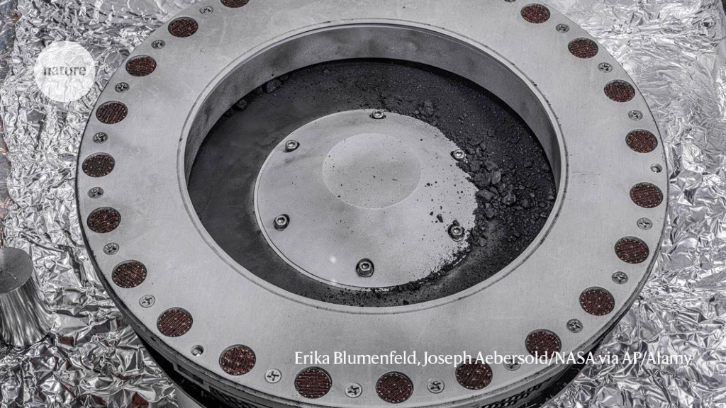 Take a peek at what NASA brought back from the asteroid