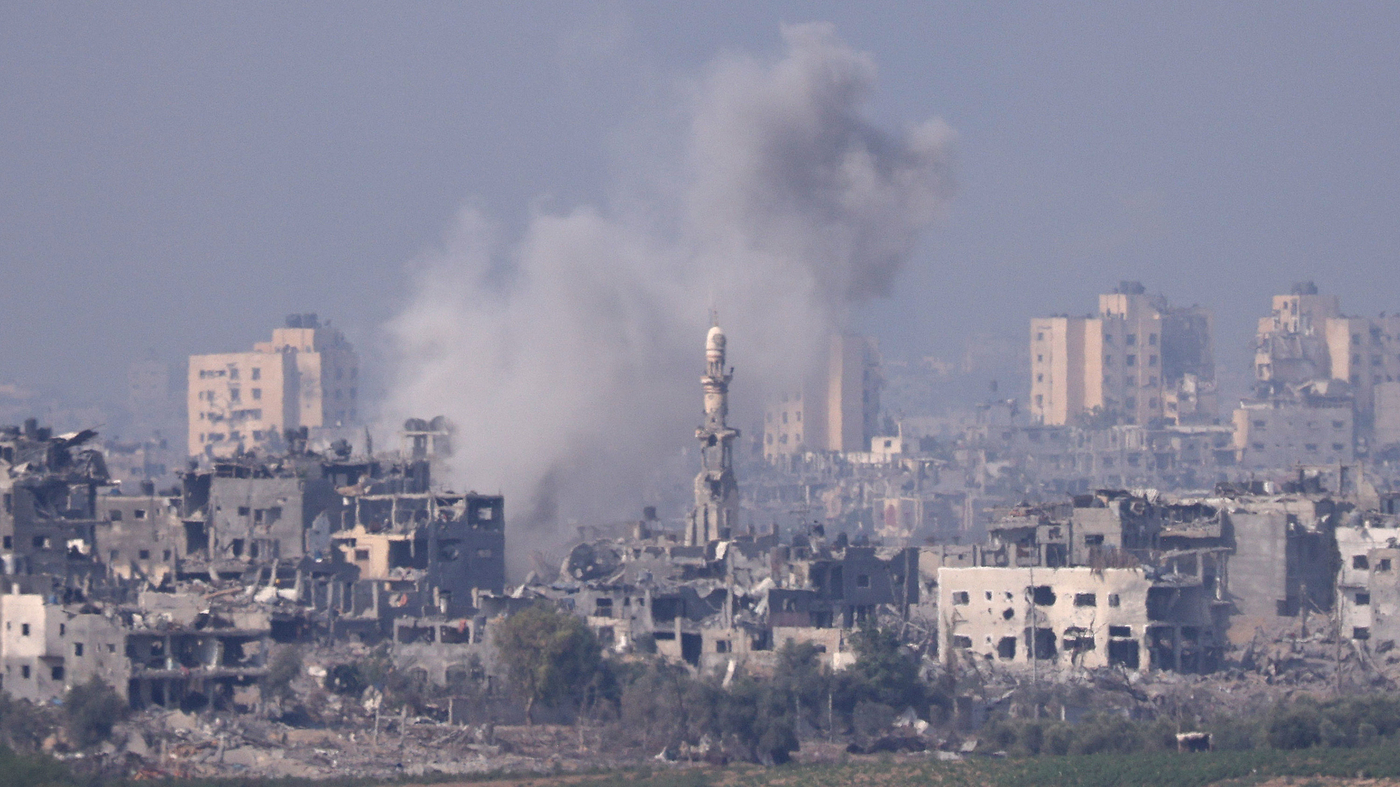 There are Israeli troops in Gaza