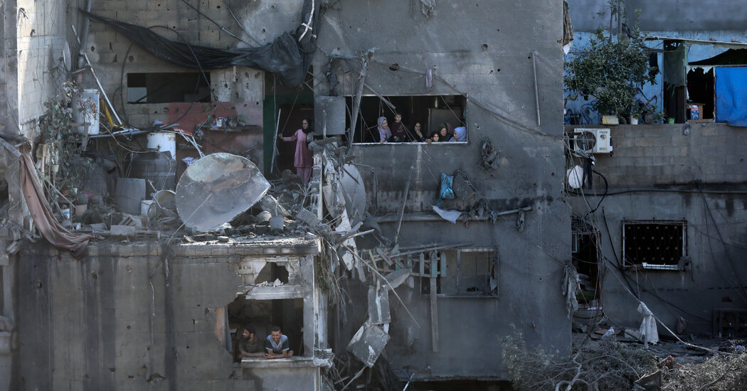 Death and despair occur in Gazan Neighborhood hit by air strikes