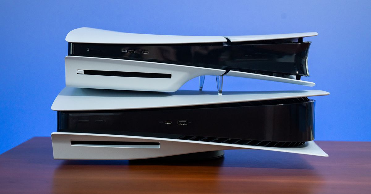 The new Sony console is shorter and weirder than the previous one