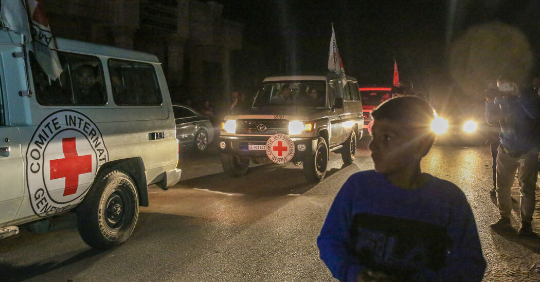 The first captives freed in Gaza were from Israel and Hamas