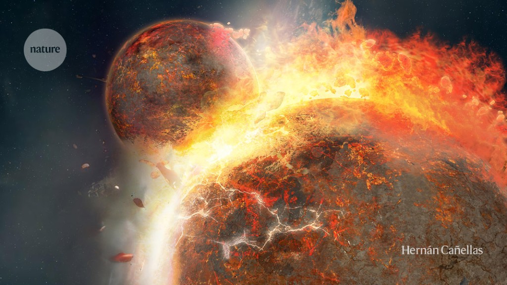 Moon-forming impactor is a source of Earth’s mantle anomalies