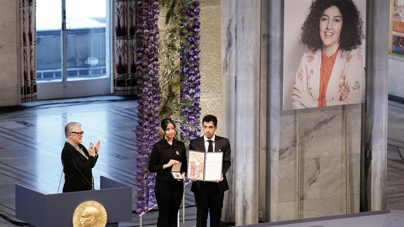 The Amini family was blocked from collecting a prize in her name by Iran