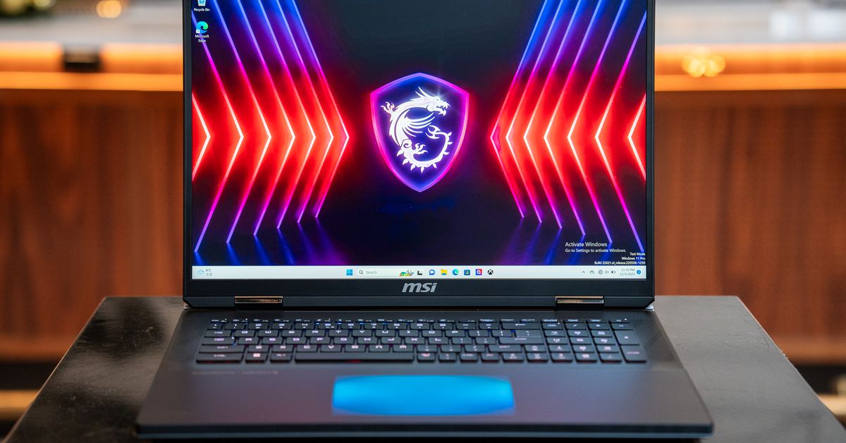 The laptop made byMSI was $5,000