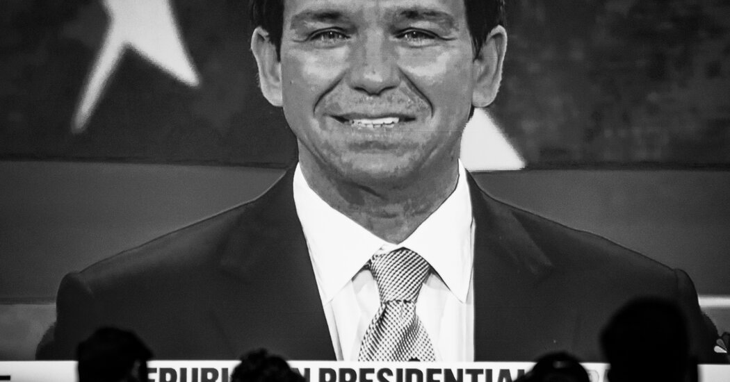 Ron DeSantis made smiling look hard