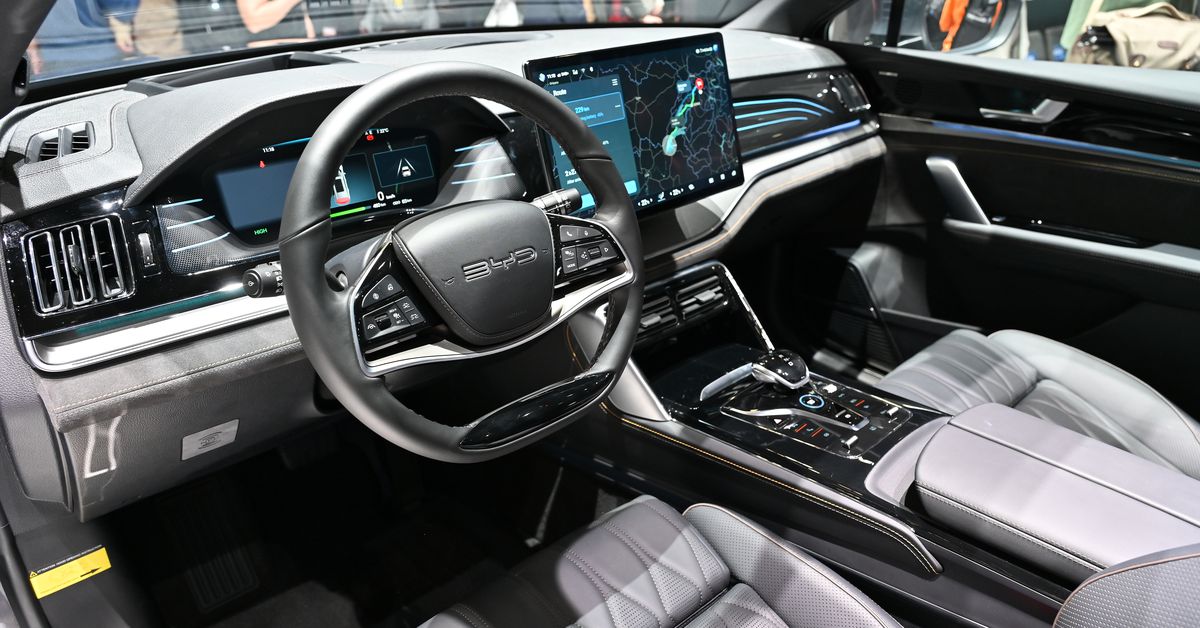 The Biden administration is looking into security threats from Chinese vehicles
