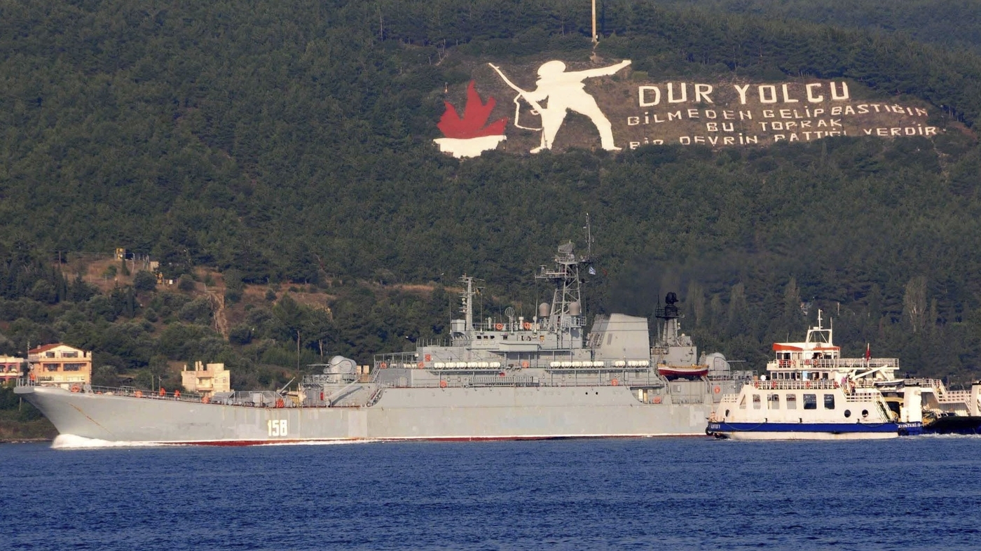 Ukrainian military said it sank the Russian ship in the Black Sea