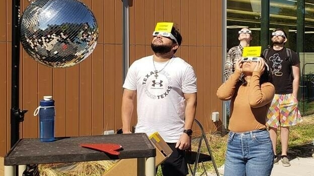 People are making the most of the solar eclipse