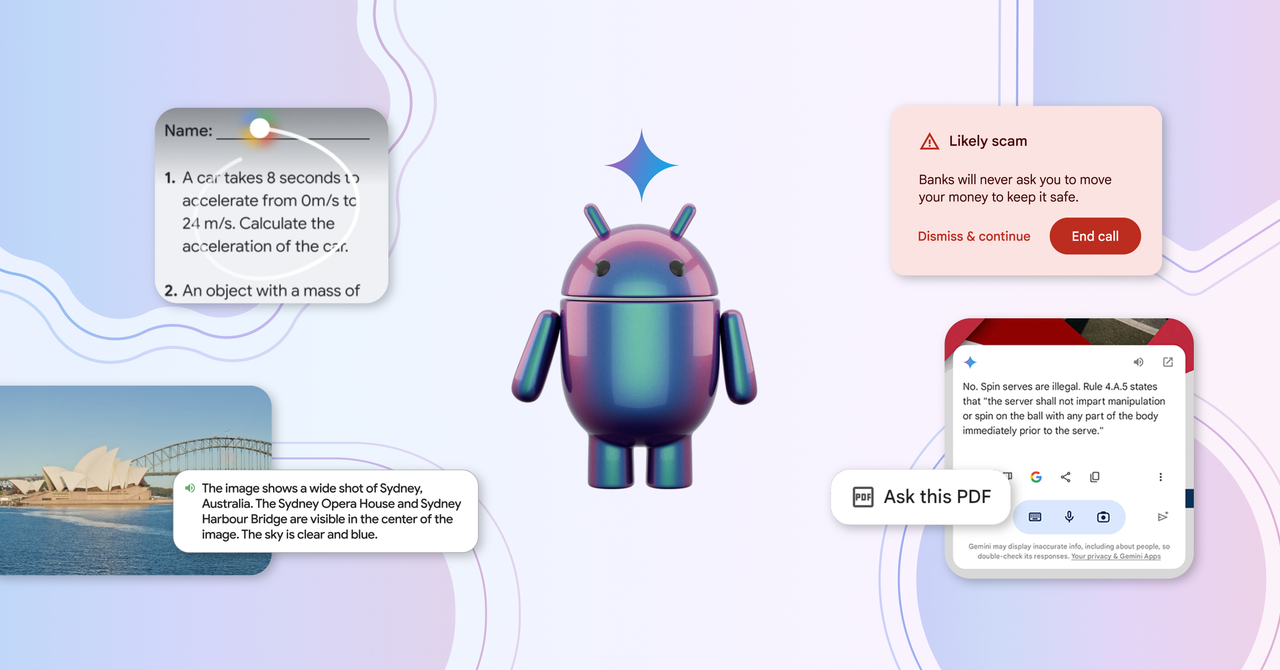 Everything was announced at the Google I/O