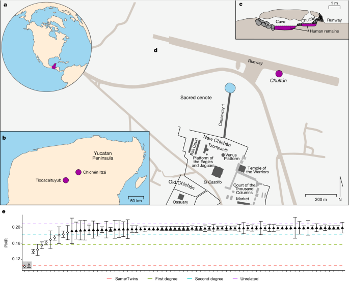 The ancient genomes at Chichén Itz reveal insights into ritual life