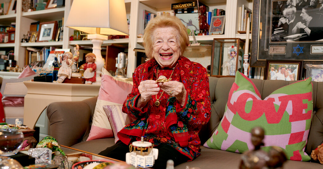 The woman is Dr. Ruth
