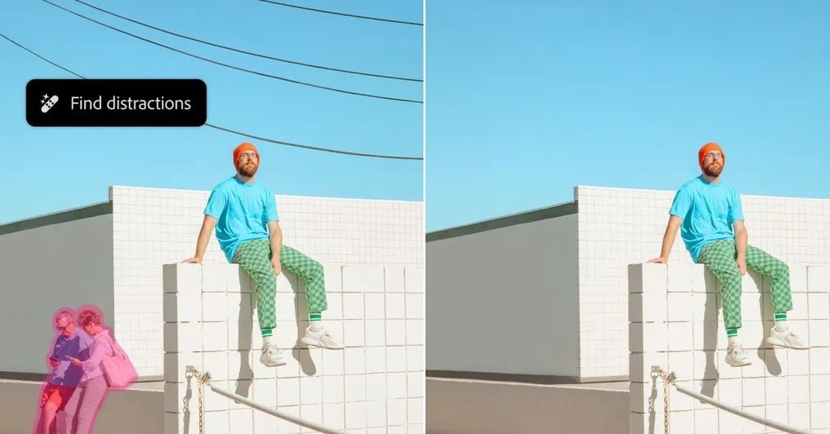 Adobe is teasing tools that make text disappear, and build 3D scenes