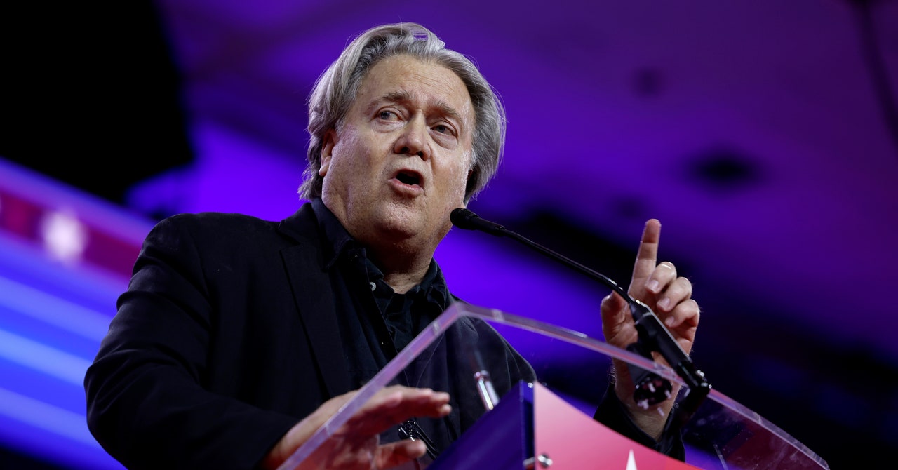 Steve Bannon is free and spreading lies online