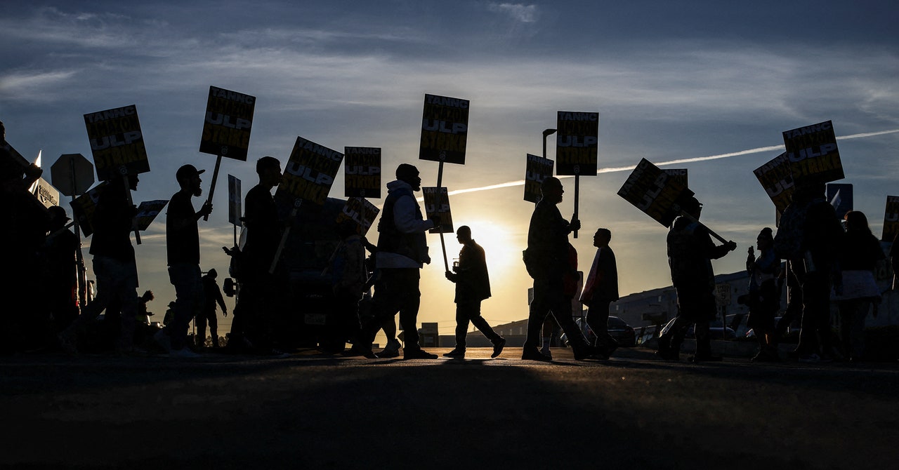 Workers at the Amazon warehouses went on strike ahead of the holiday rush