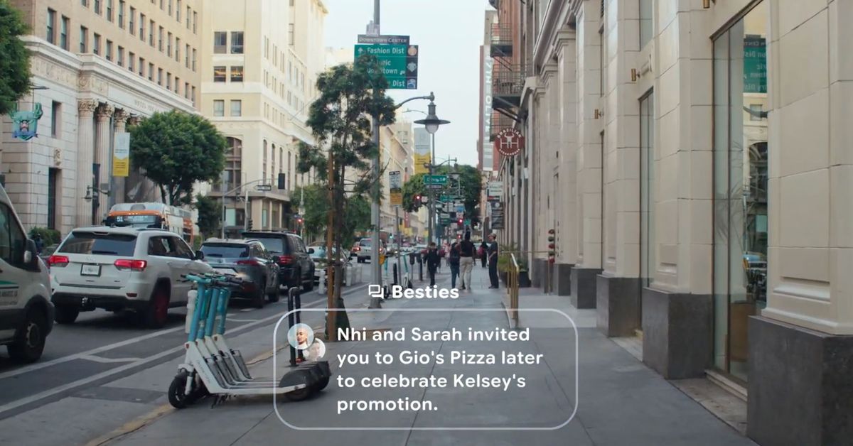 The new OS for smart glasses was announced by the internet company