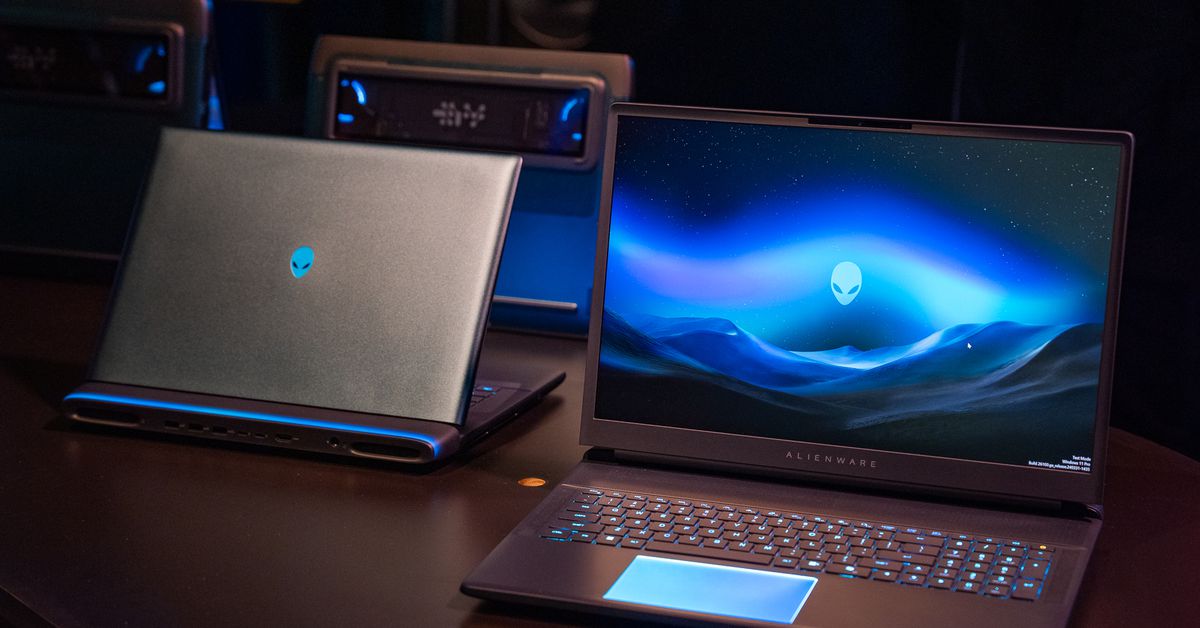 Alienware has a new laptop with fans and light-up trackpads