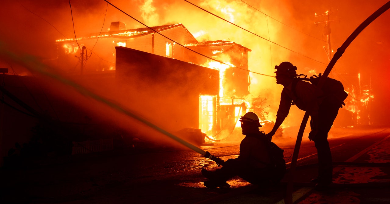 The Hollywood hills are being affected by more fires in Southern California