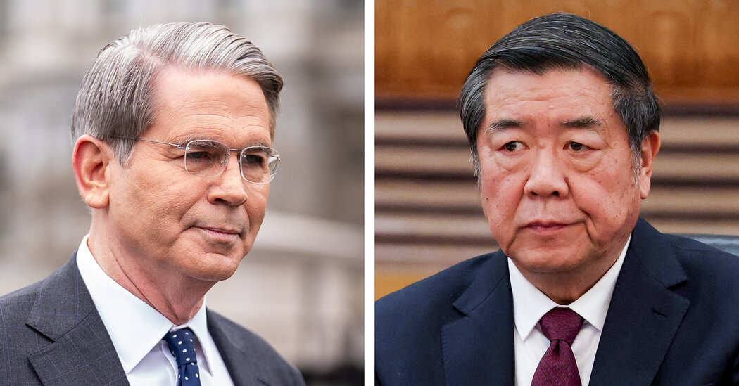 In the first sign of an end to the trade war, officials from the US and China will meet in Switzerland